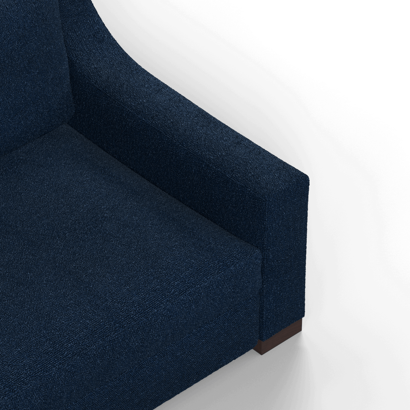 Louis 2 Seater Sofa — Structured Design with Tapered Arms