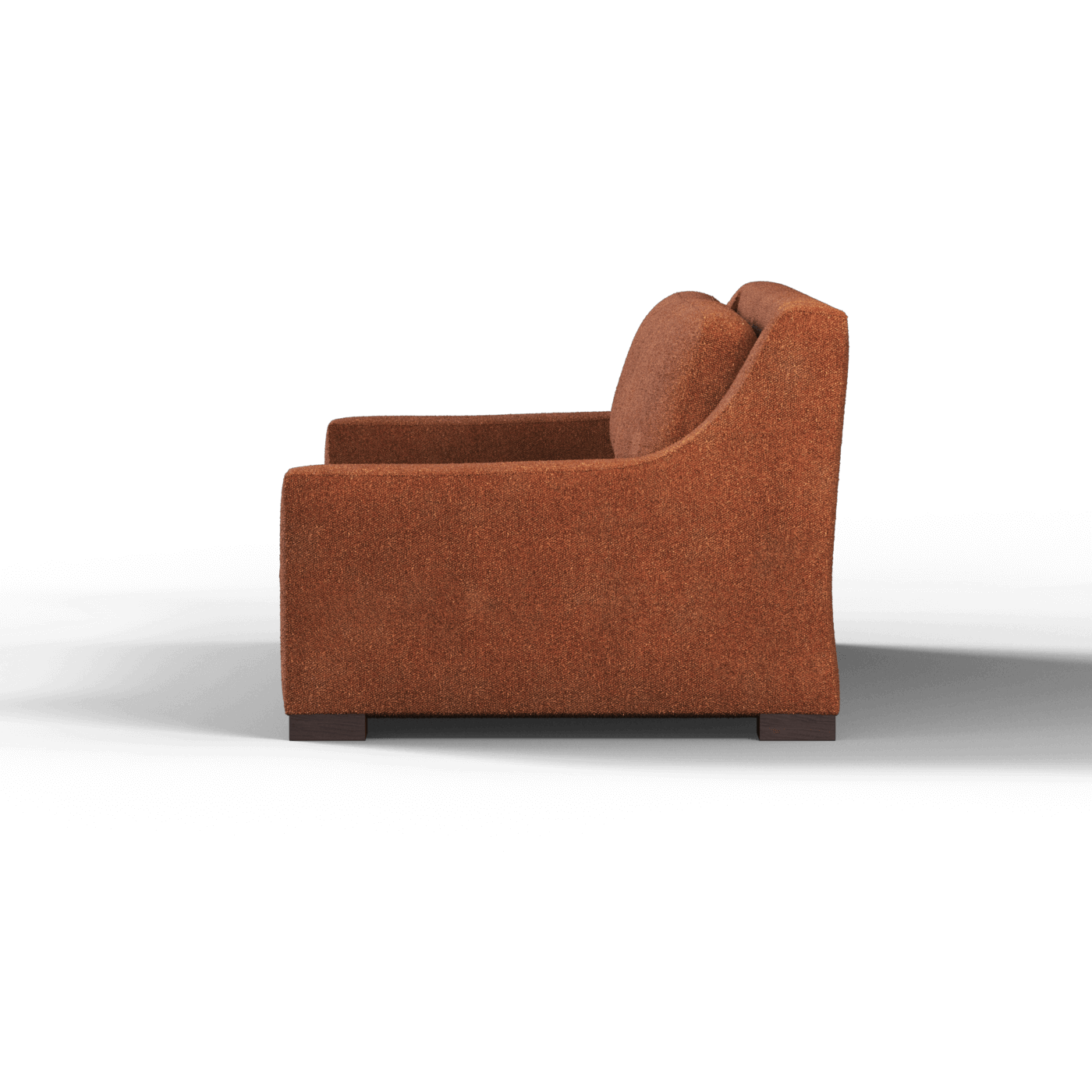 Louis 2 Seater Sofa — Structured Design with Tapered Arms