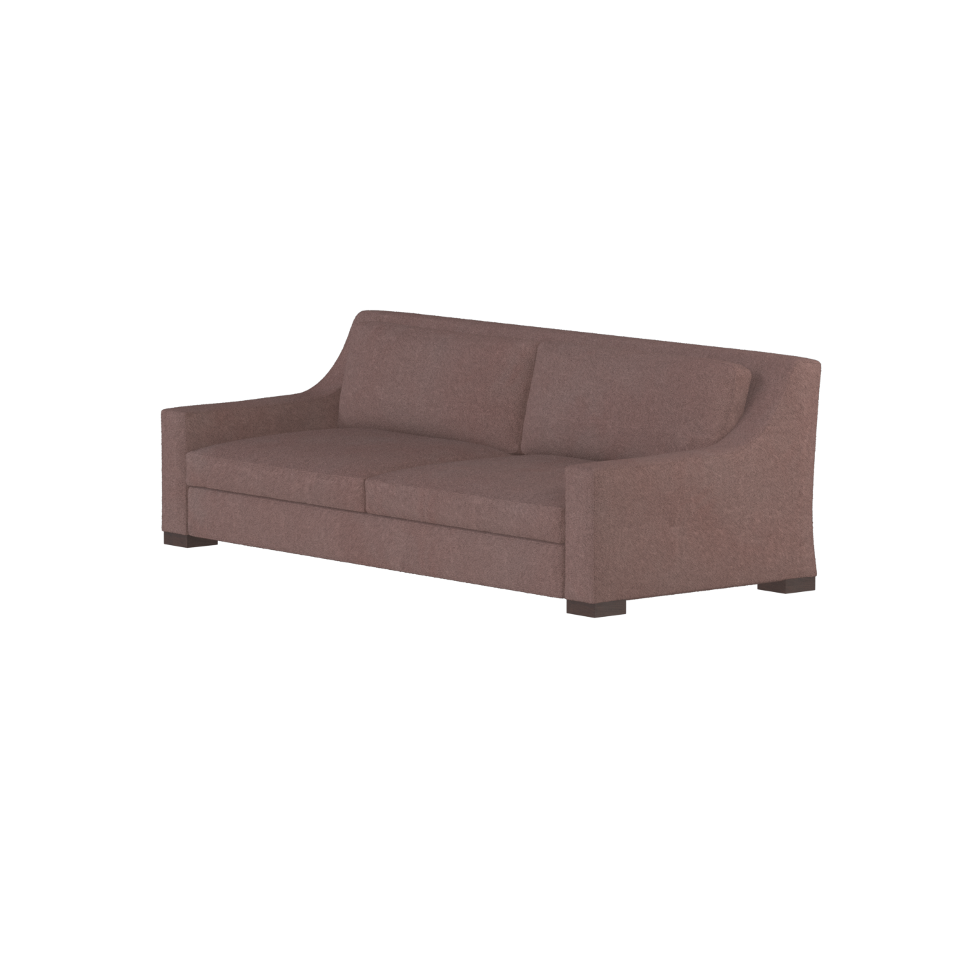 Louis 2 Seater Sofa — Structured Design with Tapered Arms