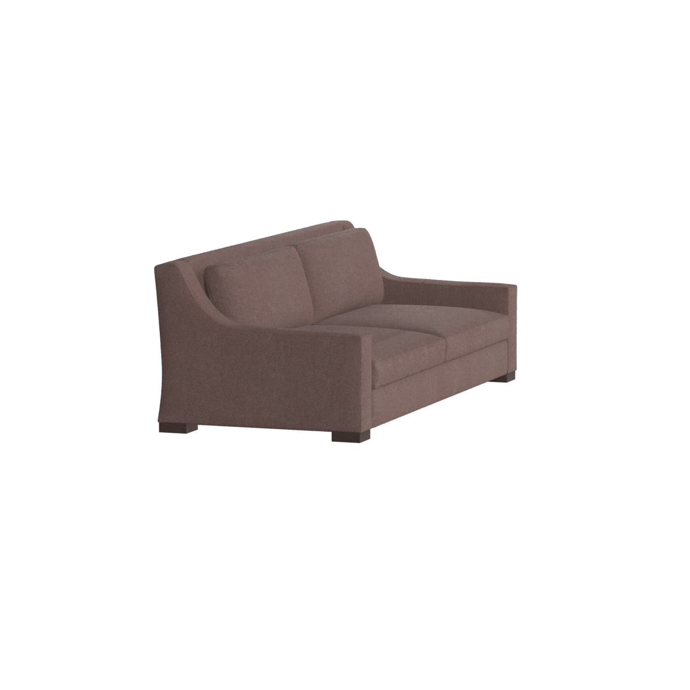 Louis 2 Seater Sofa — Structured Design with Tapered Arms