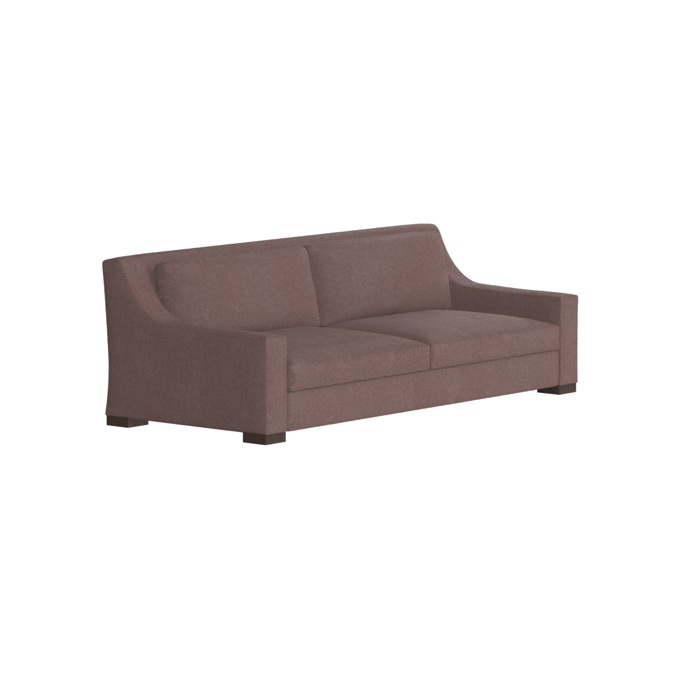 Louis 2 Seater Sofa — Structured Design with Tapered Arms