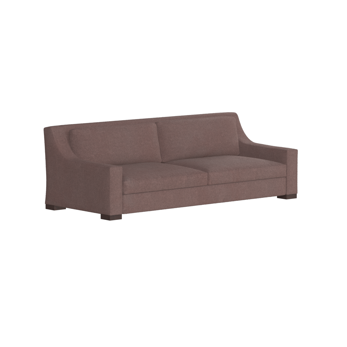 Louis 2 Seater Sofa — Structured Design with Tapered Arms
