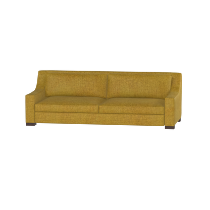 Louis 2 Seater Sofa — Structured Design with Tapered Arms