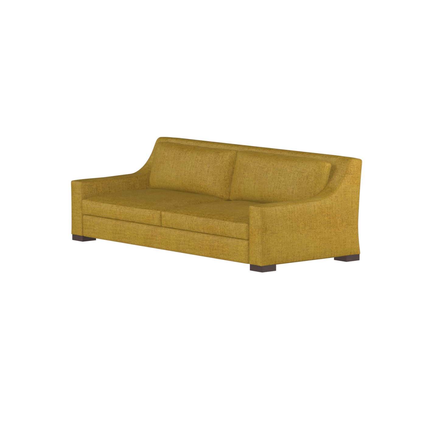 Louis 2 Seater Sofa — Structured Design with Tapered Arms