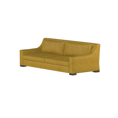 Louis 2 Seater Sofa — Structured Design with Tapered Arms