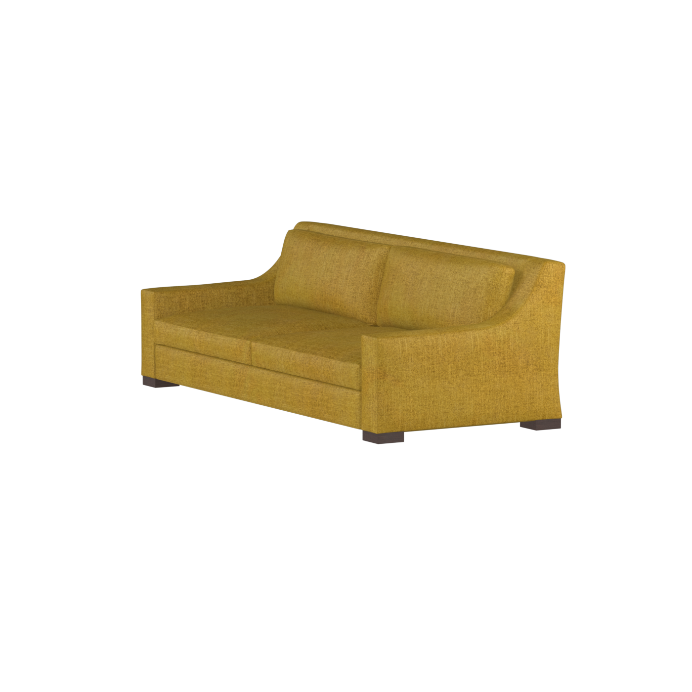 Louis 2 Seater Sofa — Structured Design with Tapered Arms