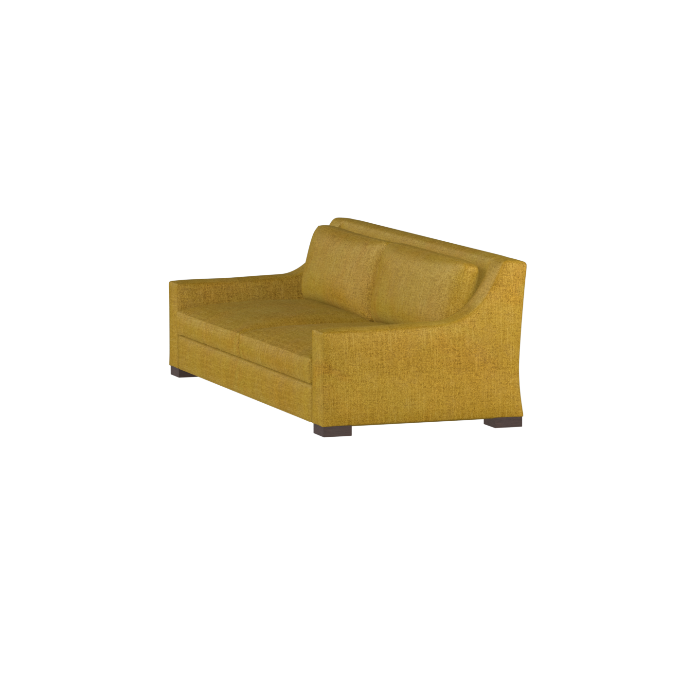 Louis 2 Seater Sofa — Structured Design with Tapered Arms