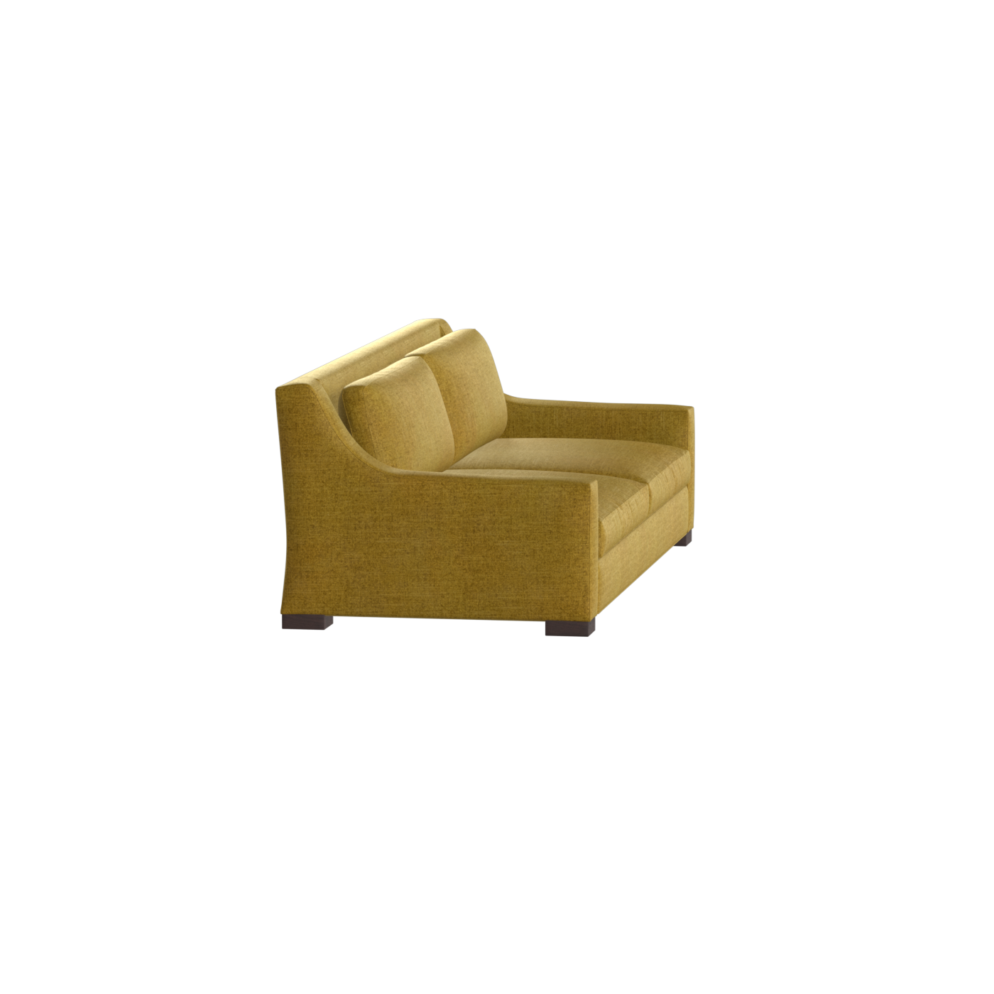 Louis 2 Seater Sofa — Structured Design with Tapered Arms