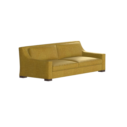 Louis 2 Seater Sofa — Structured Design with Tapered Arms