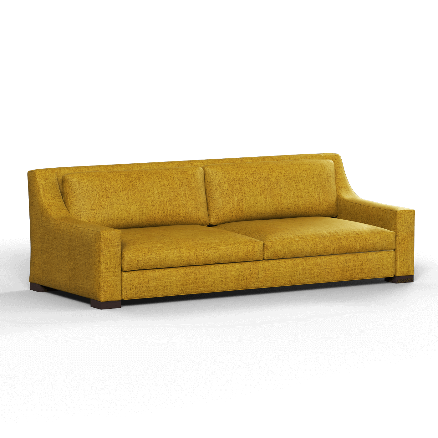 Louis 2 Seater Sofa — Structured Design with Tapered Arms
