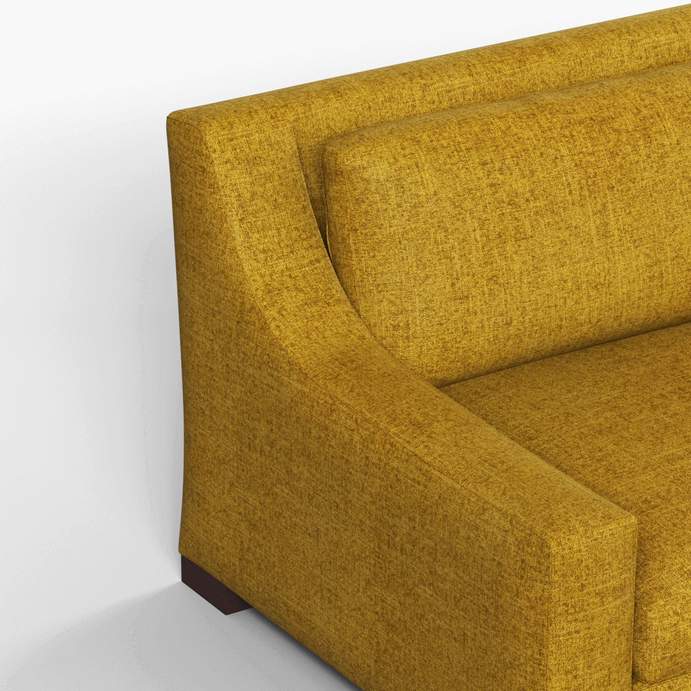 Louis 2 Seater Sofa — Structured Design with Tapered Arms