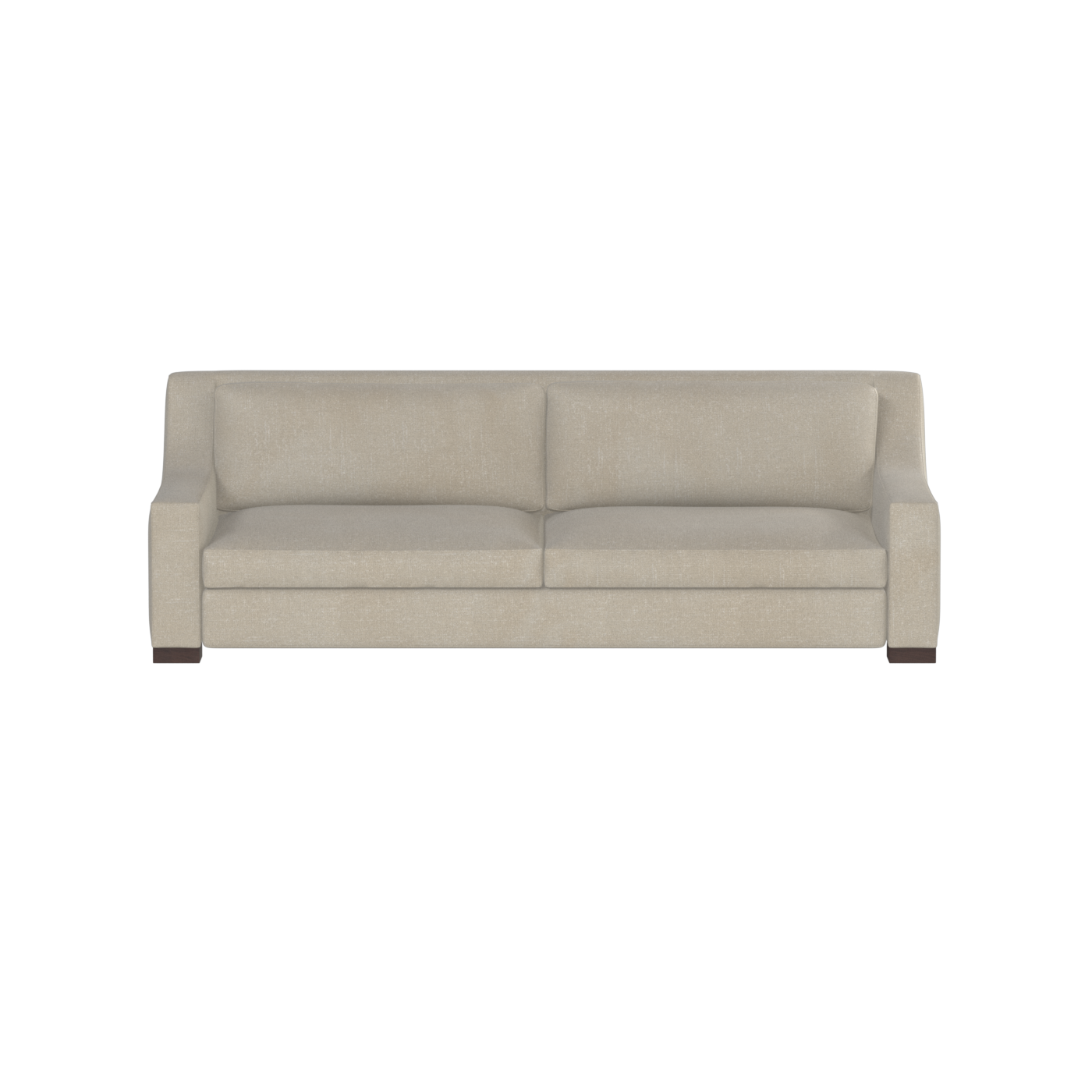 Louis 2 Seater Sofa — Structured Design with Tapered Arms