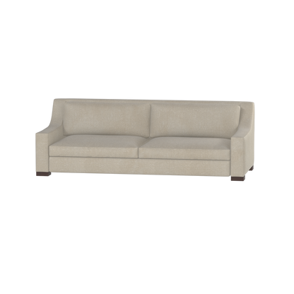 Louis 2 Seater Sofa — Structured Design with Tapered Arms