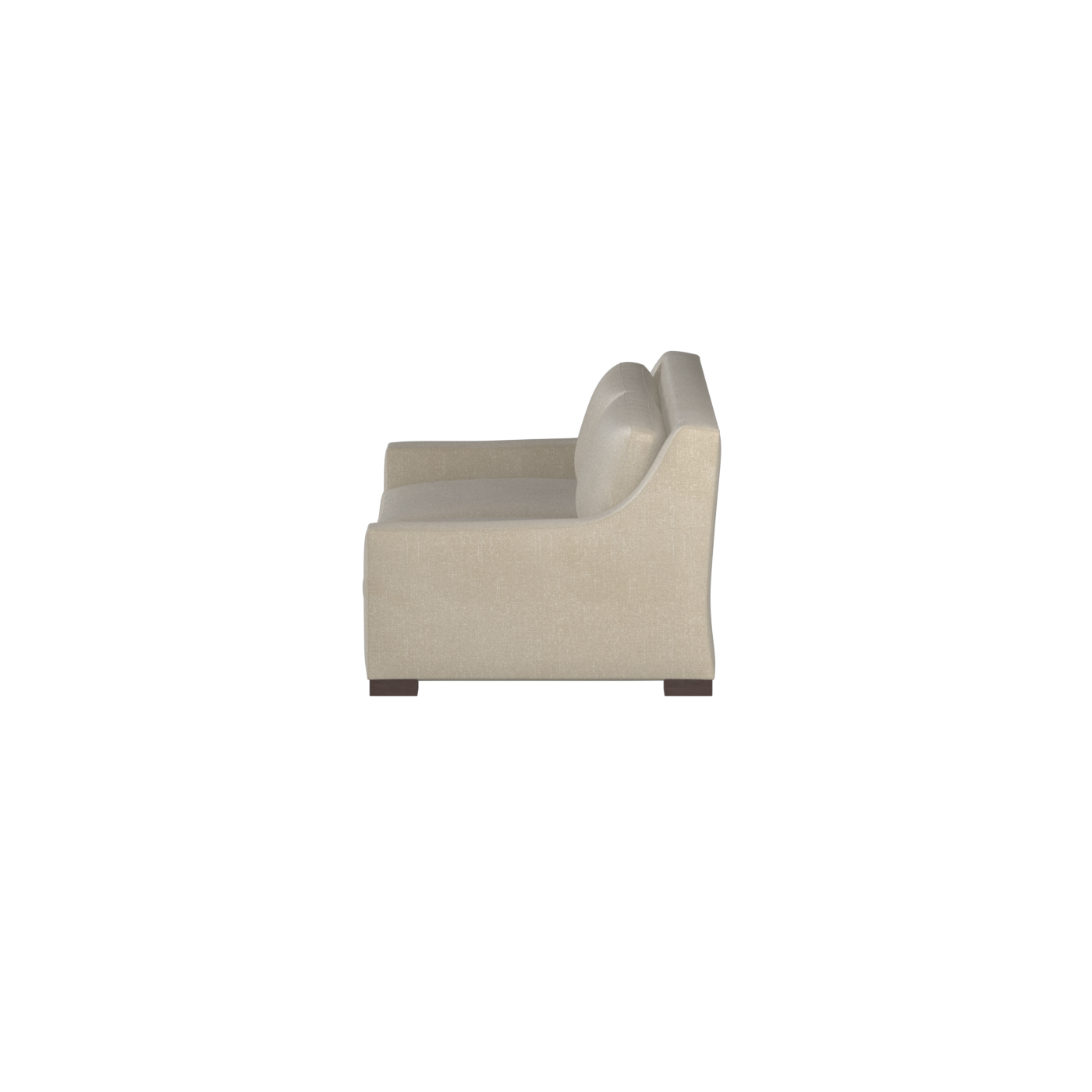 Louis 2 Seater Sofa — Structured Design with Tapered Arms