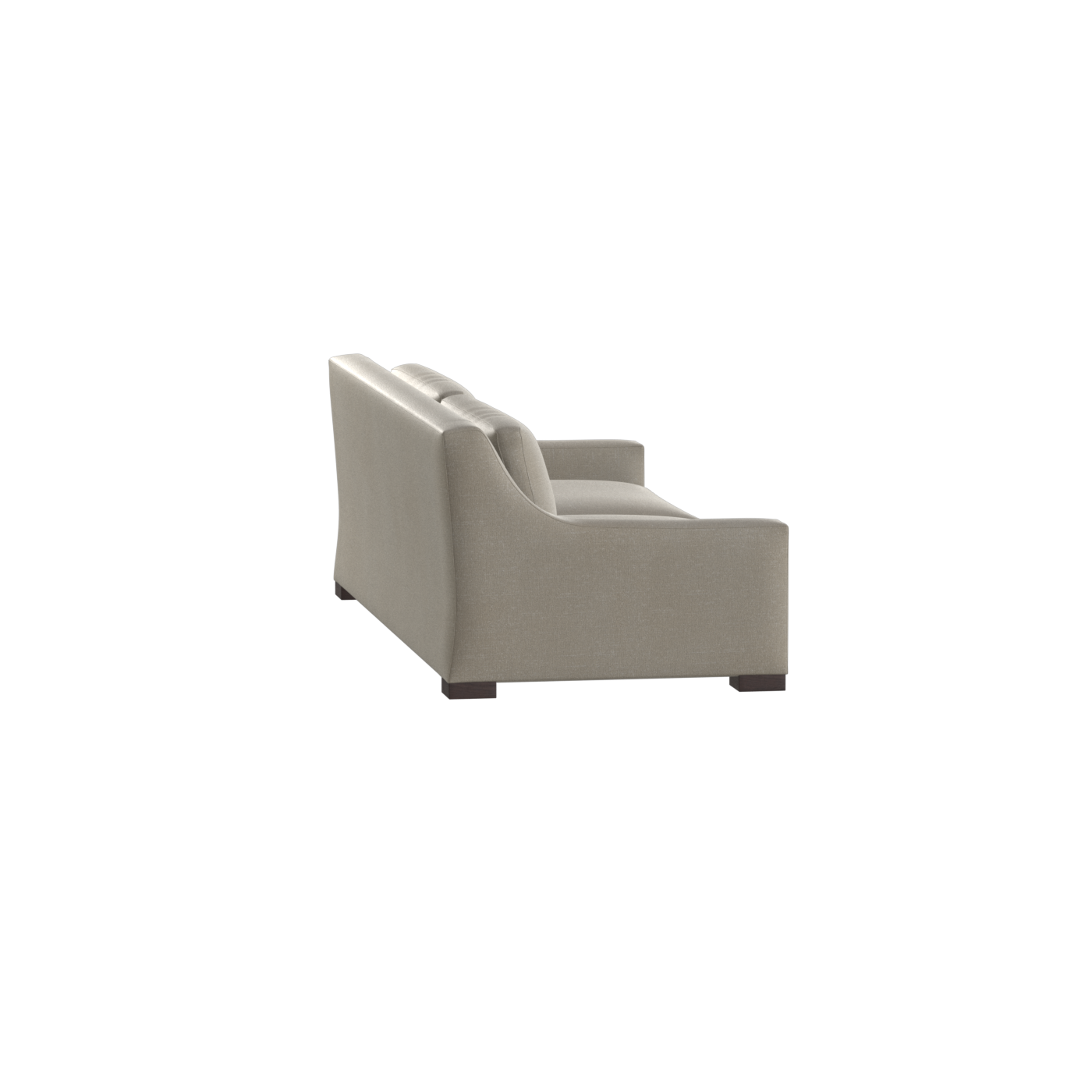 Louis 2 Seater Sofa — Structured Design with Tapered Arms