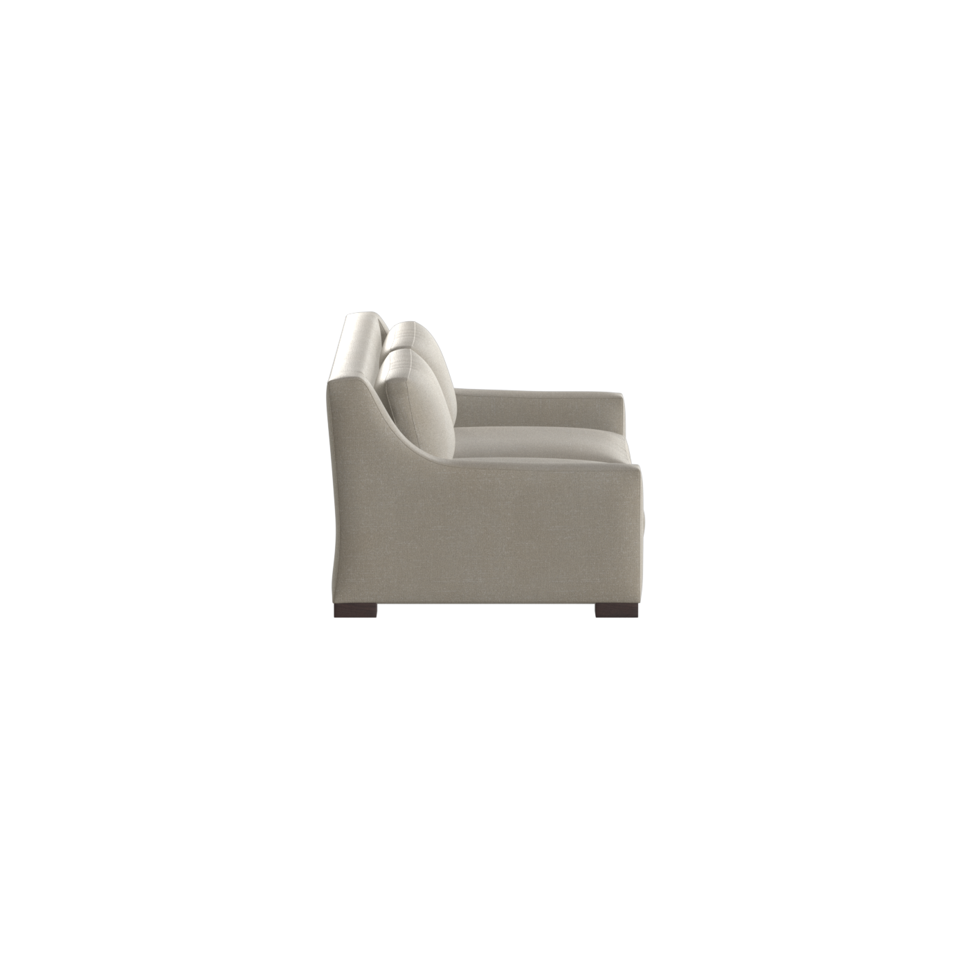 Louis 2 Seater Sofa — Structured Design with Tapered Arms