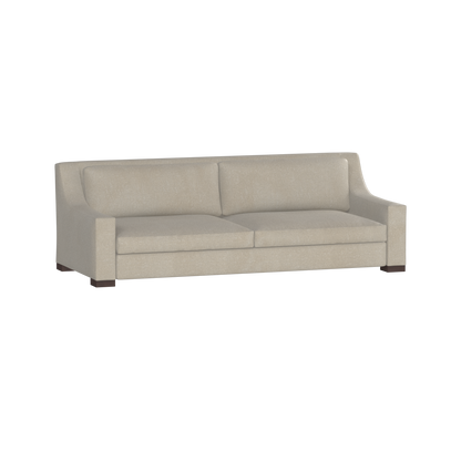 Louis 2 Seater Sofa — Structured Design with Tapered Arms