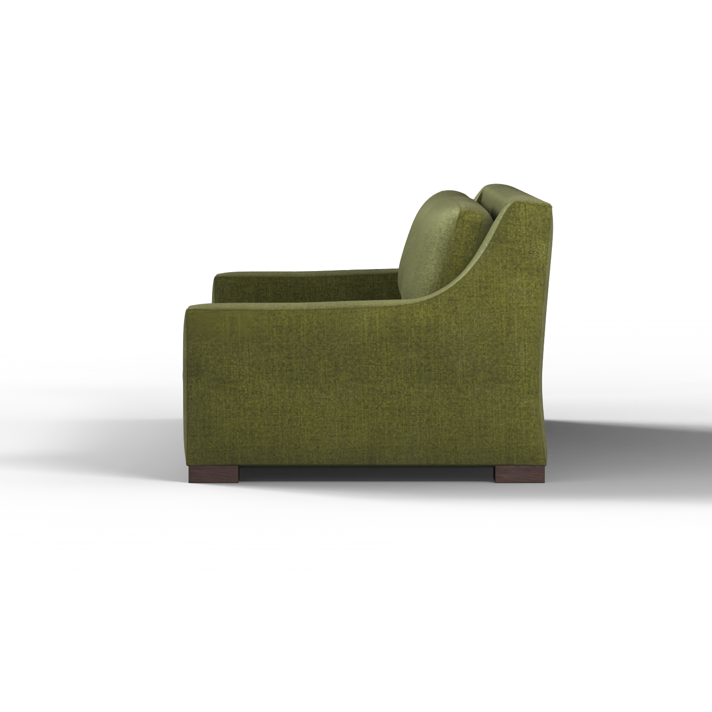 Louis 2 Seater Sofa — Structured Design with Tapered Arms