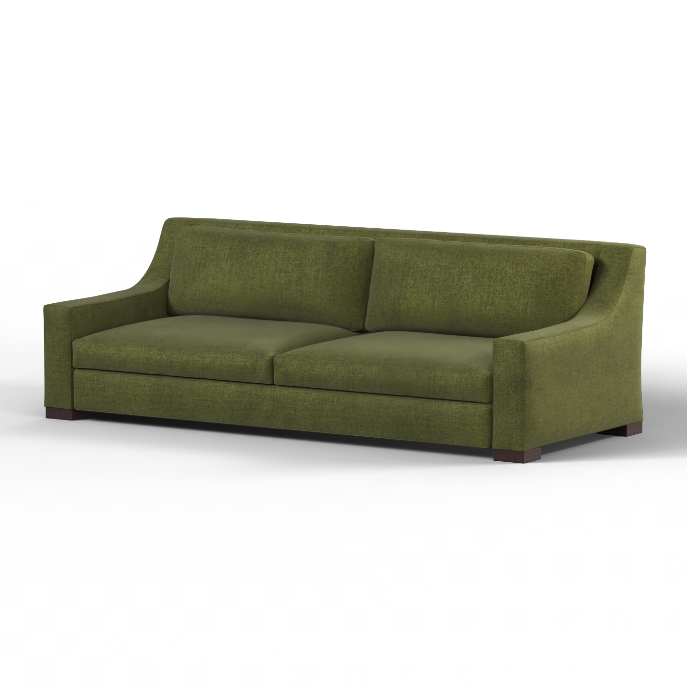 Louis 2 Seater Sofa — Structured Design with Tapered Arms