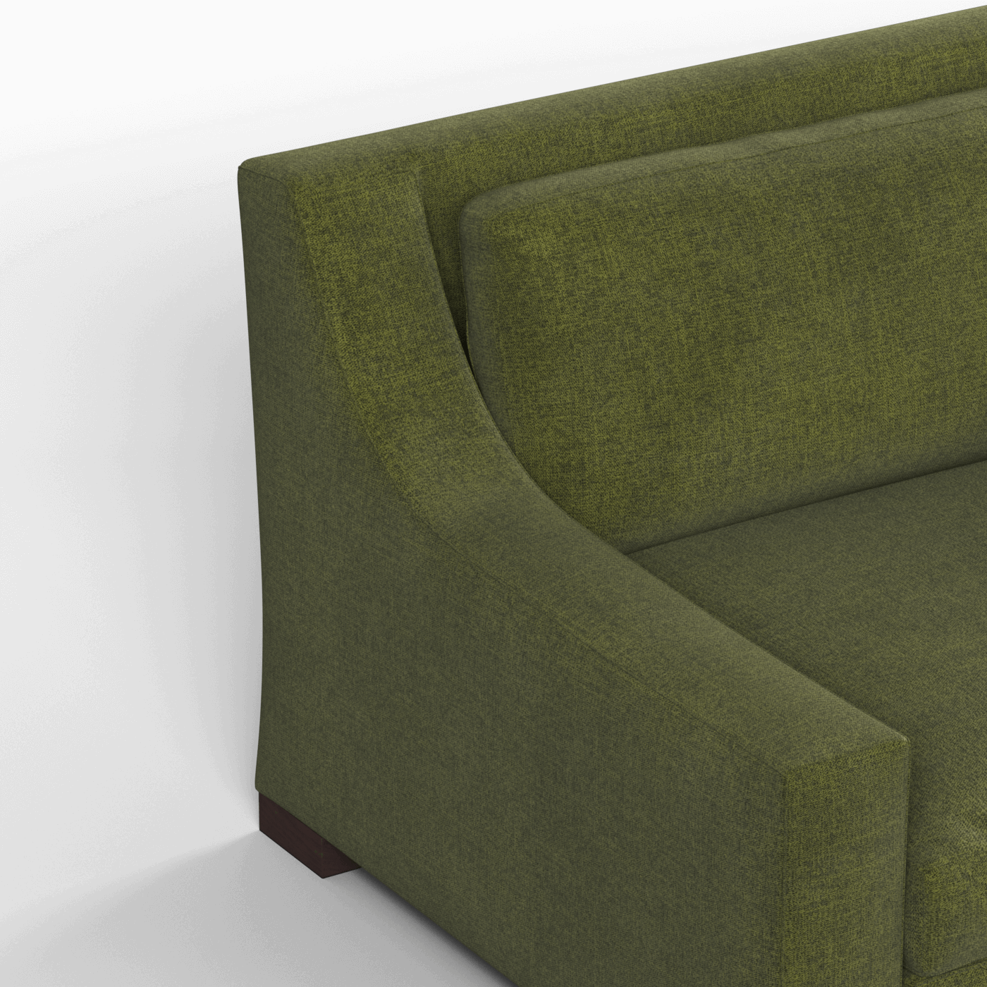 Louis 2 Seater Sofa — Structured Design with Tapered Arms