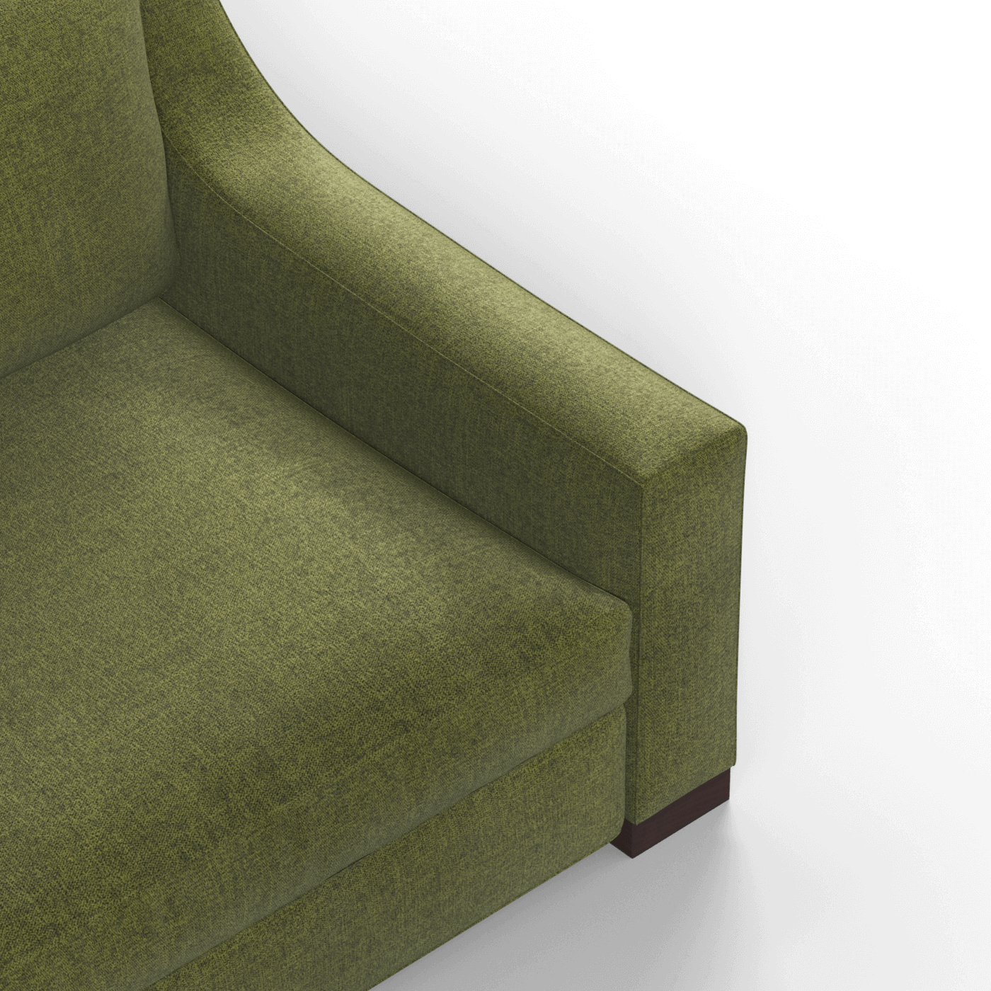 Louis 2 Seater Sofa — Structured Design with Tapered Arms