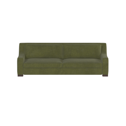 Louis 2 Seater Sofa — Structured Design with Tapered Arms