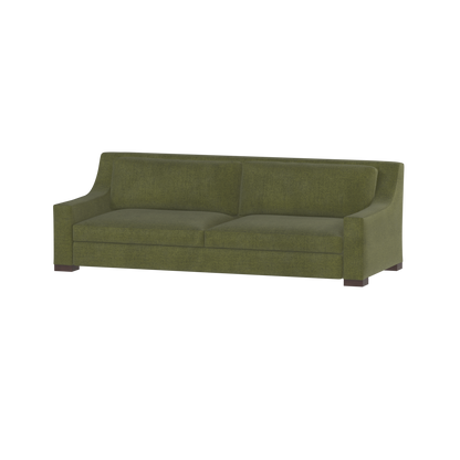 Louis 2 Seater Sofa — Structured Design with Tapered Arms