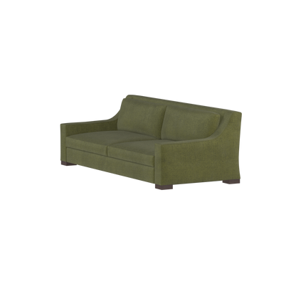 Louis 2 Seater Sofa — Structured Design with Tapered Arms
