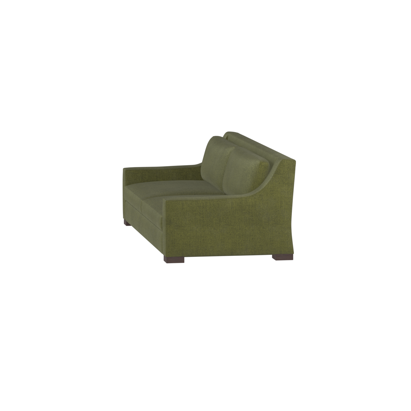 Louis 2 Seater Sofa — Structured Design with Tapered Arms