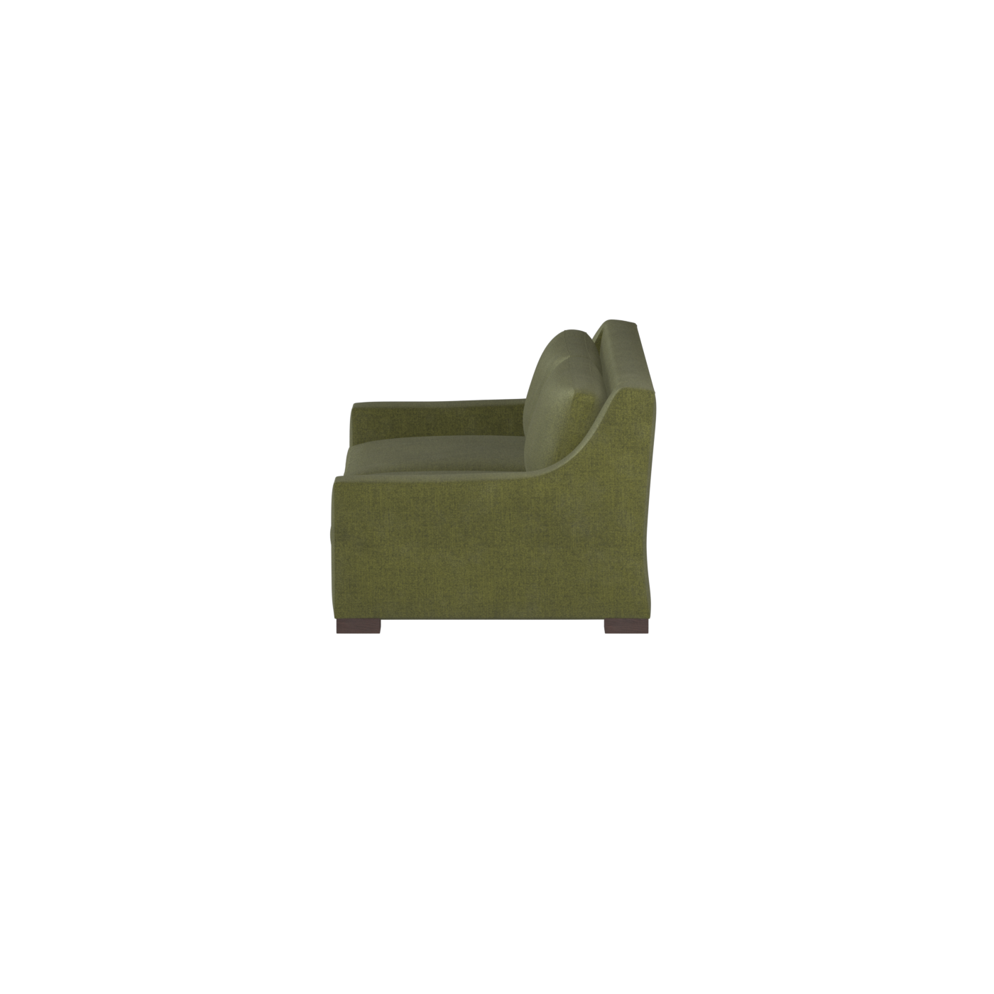 Louis 2 Seater Sofa — Structured Design with Tapered Arms