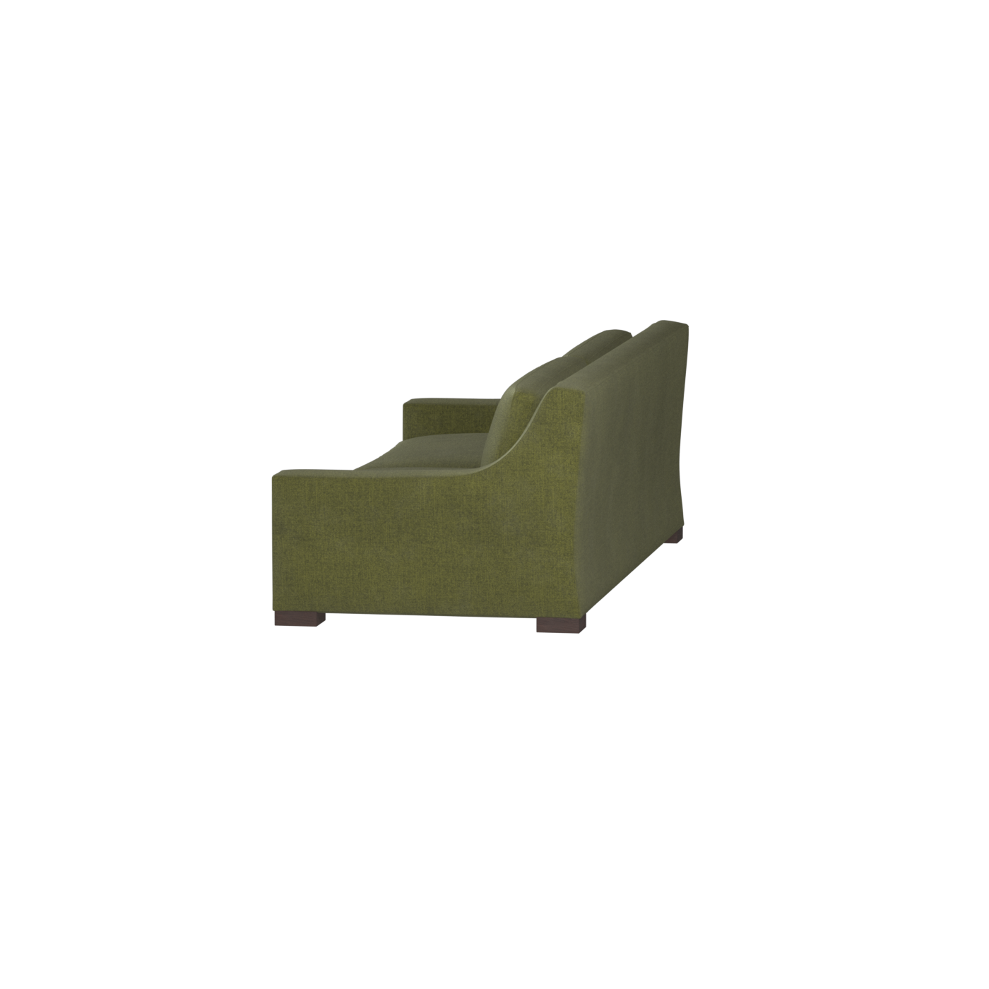 Louis 2 Seater Sofa — Structured Design with Tapered Arms