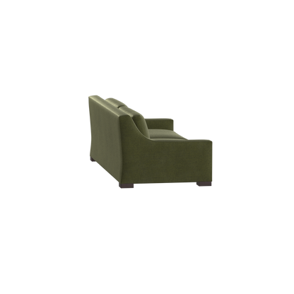 Louis 2 Seater Sofa — Structured Design with Tapered Arms