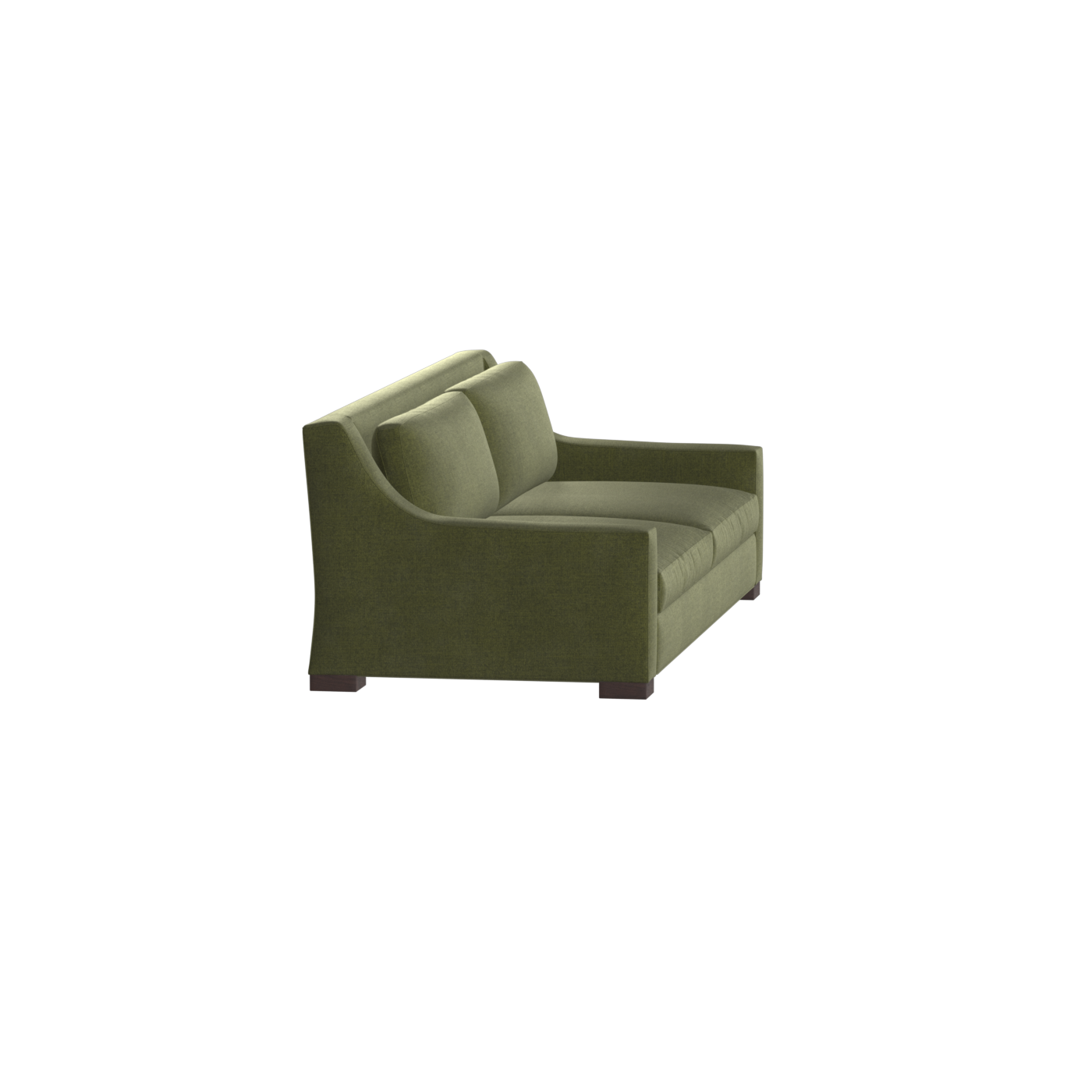 Louis 2 Seater Sofa — Structured Design with Tapered Arms