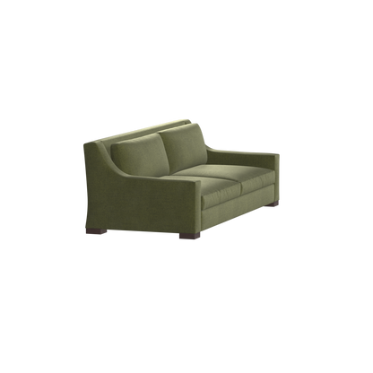 Louis 2 Seater Sofa — Structured Design with Tapered Arms