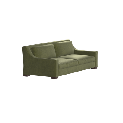 Louis 2 Seater Sofa — Structured Design with Tapered Arms