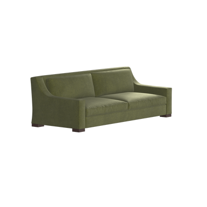 Louis 2 Seater Sofa — Structured Design with Tapered Arms
