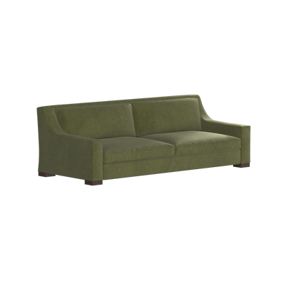 Louis 2 Seater Sofa — Structured Design with Tapered Arms