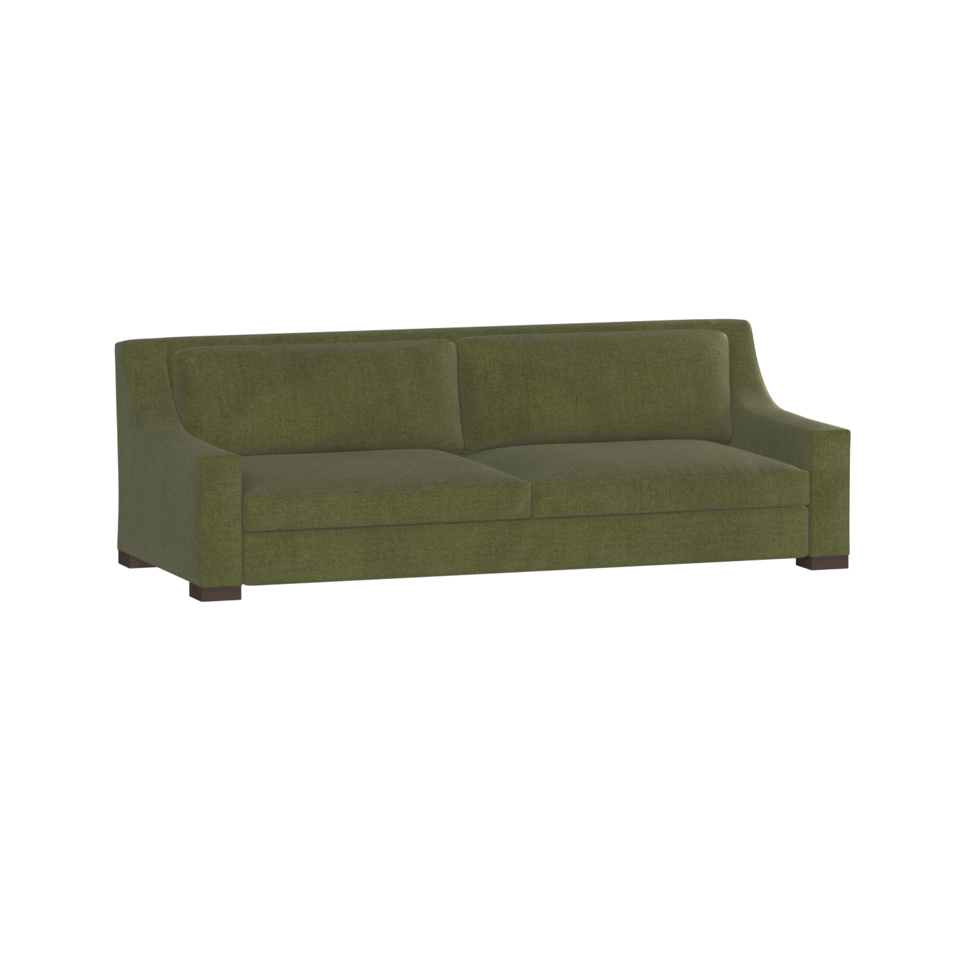 Louis 2 Seater Sofa — Structured Design with Tapered Arms