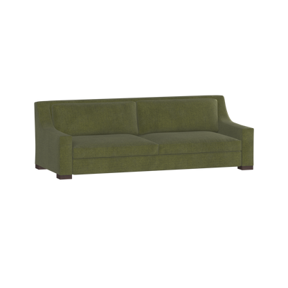 Louis 2 Seater Sofa — Structured Design with Tapered Arms