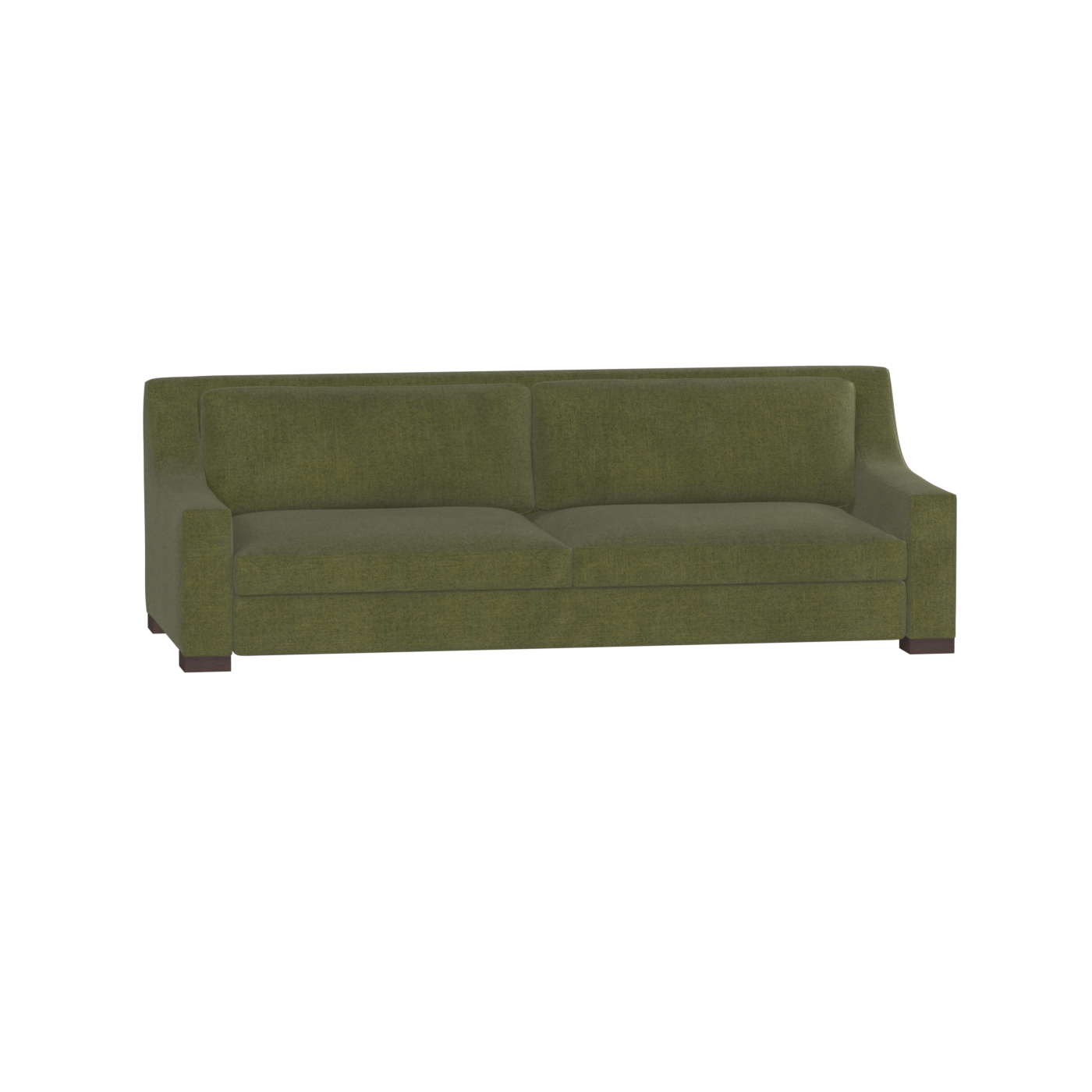 Louis 2 Seater Sofa — Structured Design with Tapered Arms