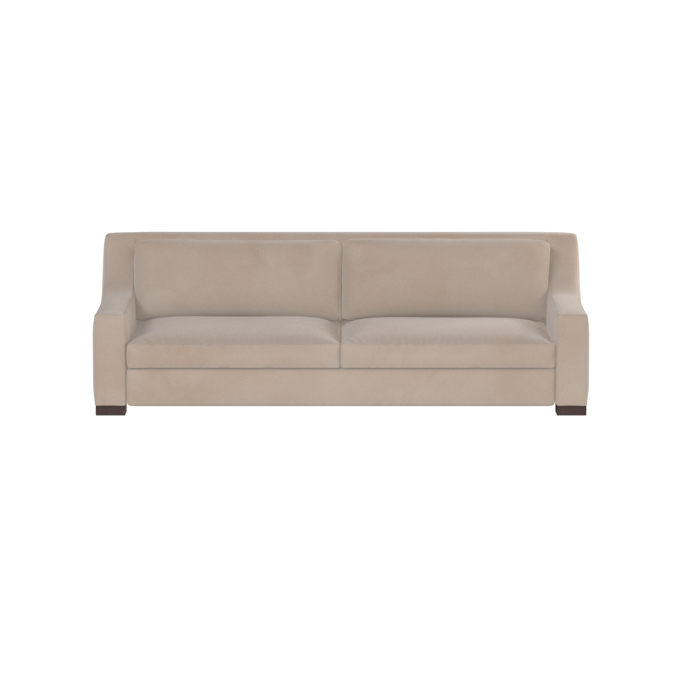 Louis 2 Seater Sofa — Structured Design with Tapered Arms