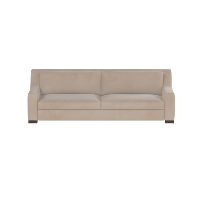 Louis 2 Seater Sofa — Structured Design with Tapered Arms