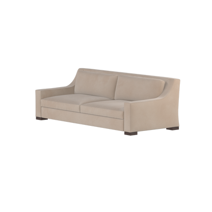 Louis 2 Seater Sofa — Structured Design with Tapered Arms