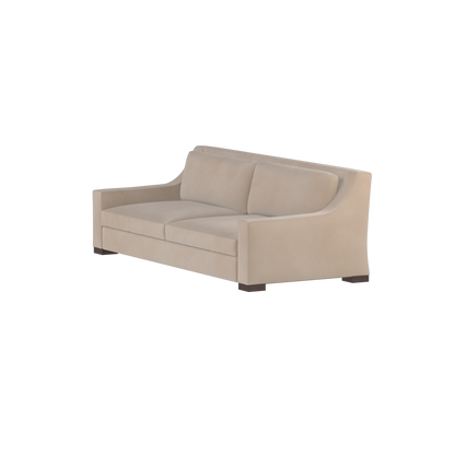 Louis 2 Seater Sofa — Structured Design with Tapered Arms