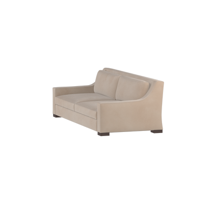 Louis 2 Seater Sofa — Structured Design with Tapered Arms