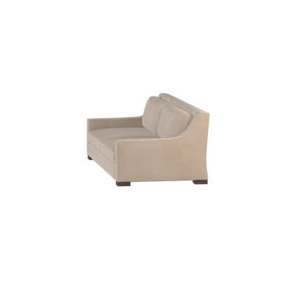 Louis 2 Seater Sofa — Structured Design with Tapered Arms
