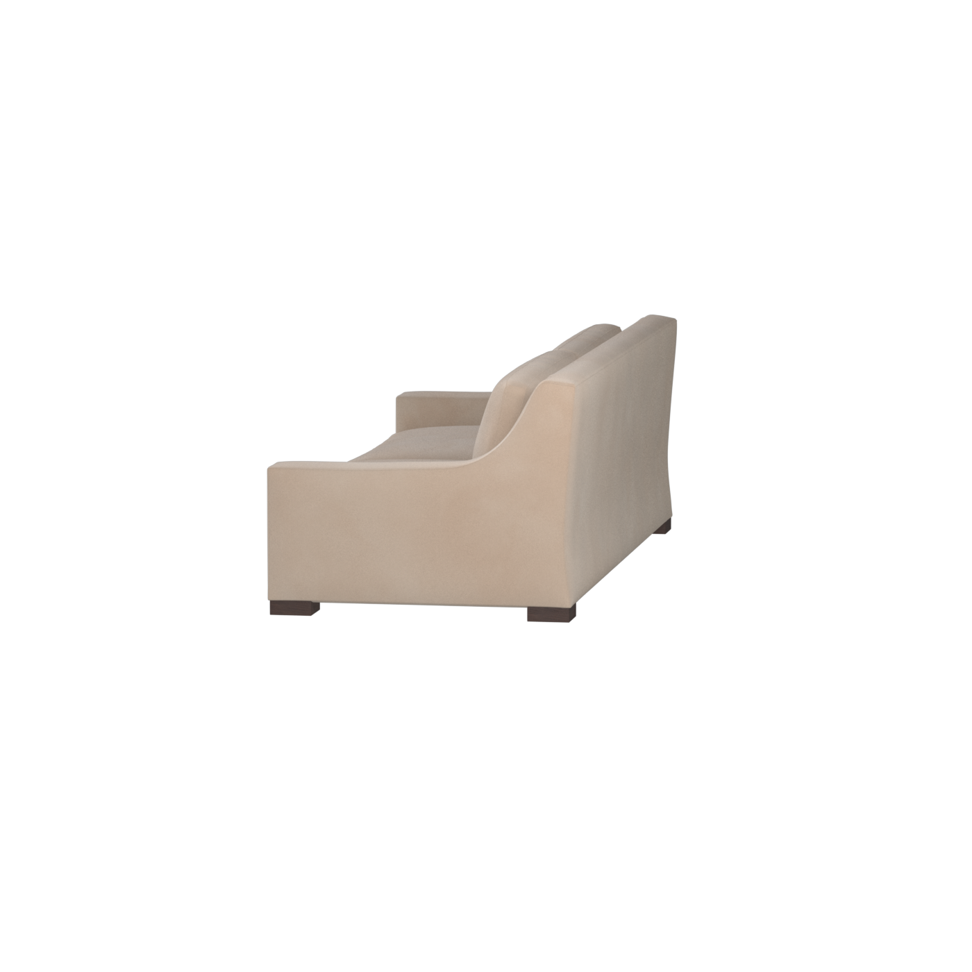 Louis 2 Seater Sofa — Structured Design with Tapered Arms