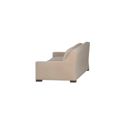 Louis 2 Seater Sofa — Structured Design with Tapered Arms