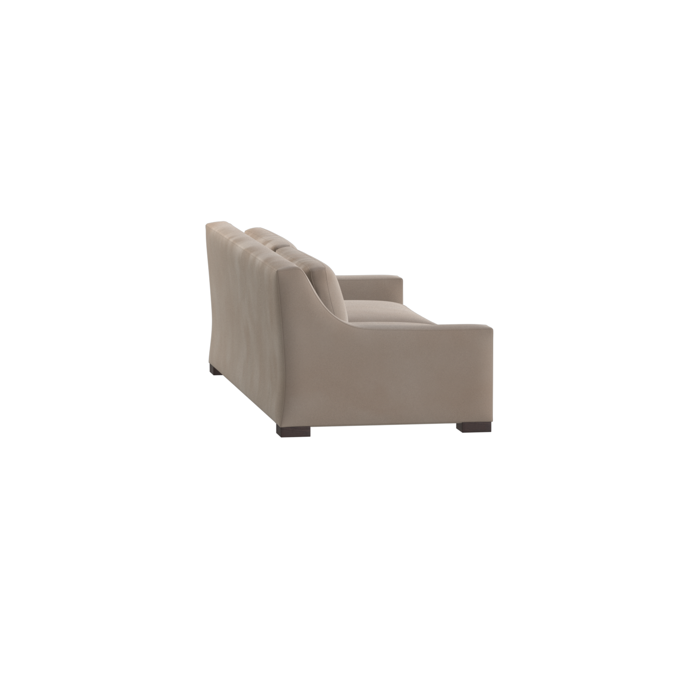 Louis 2 Seater Sofa — Structured Design with Tapered Arms