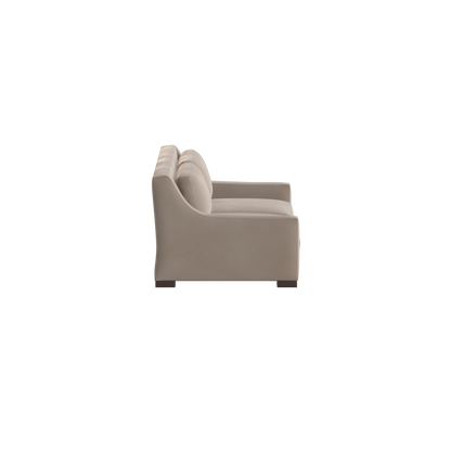Louis 2 Seater Sofa — Structured Design with Tapered Arms